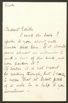 Letter from Alice Bakewell to Edith Thompson, November 25, 1886