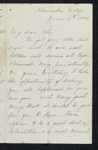 Letter from Charlotte Hearn to Edith Thompson, June 14, 1884