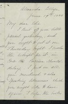 Letter from Charlotte Hearn to Edith Thompson, June 19, 1884