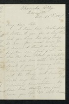 Letter from Charlotte Hearn to Edith Thompson, December 23, 1884