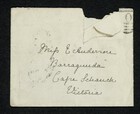 Envelopes addressed to Edith Thompson, ca. 1883