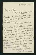 Letters from Robert Anderson to Edith Anderson, March, 1892