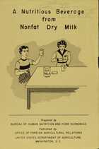 A Nutritious Beverage from Nonfat Dry Milk