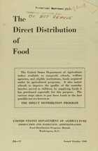 The Direct Distribution of Food