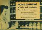 HOME CANNING of fruits and vegetables