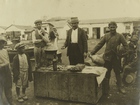 Photograph of Salomia in the Port Selling Fried Oysters