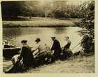 Photograph of men fishing