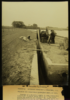 Photograph of Men Rigging Up Gasoline Engine to Irrigation Pump