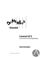 2e concert voor viool met orkest-begeleiding