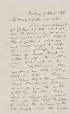 Letter from Robert Logan Jack to Robert and Maggie Jack, April 9, 1886