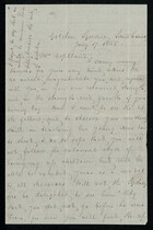 Letter from B. Field to Mrs. Copeland, July 17, 1866