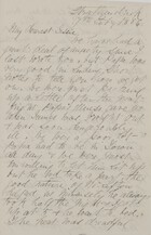 Letter from Janet Love Jack to Jessie Love, February 27, 1886