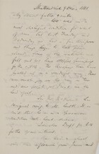 Letter from Robert Logan Jack to Robert and Maggie Jack, December 9, 1888