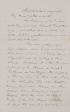 Letter from Robert Logan Jack to Robert and Maggie Jack, August 11, 1889
