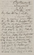 Letter from Janet Jack to Robert and Maggie Jack, February 9, 1892