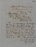 Letter from Robert Logan Jack to Albert Williams, February 15, 1884