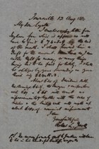 Letter from Robert Logan Jack to John Sanderson Lyster, August 12, 1884