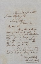 Letter from Robert Logan Jack to James Stirling, June 1, 1885