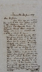 Letter from Robert Logan Jack to James Gordon, June 26, 1889