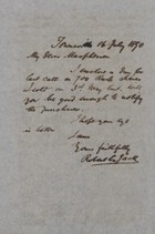 Letter from Robert Logan Jack to Alexander Macpherson, July 16, 1890