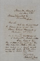 Letter from Robert Logan Jack to Bernard Quaritch, June 25, 1891
