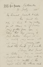 Letter from Janet Love Jack to Robert, Margaret, and Maggie Jack, July 31, 1881