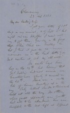Letter from Robert Logan Jack to Jane Love Jack, September 23, 1881