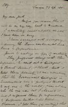 Copy of a Letter from Thomas McIlwraith to Robert Logan Jack, April 22, 1881