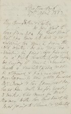 Letter from Janet Love Jack to Robert and Maggie Jack, April 27, 1883