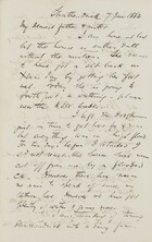 Letter from Robert Logan Jack to Robert and Maggie Jack, January 7, 1884