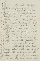 Letter from Robert Logan Jack to Robert and Maggie Jack, February 3, 1884