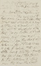 Letter from Janet Love Jack to Robert and Maggie Jack, February 27, 1885