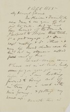 Letter from Robert Logan Jack to Jessie Love, April 5, 1885