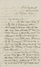 Letter from Ellie Love MacPherson to Jessie Love, April 26, 1885
