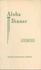 Aloha Dinner Autograph Book