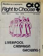 Abortion is a Woman's Right to Choose, Issue No. 11, May 1976