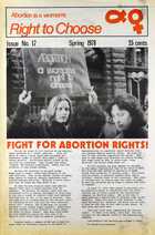 Abortion is a Woman's Right to Choose, Issue No. 17, Spring 1978