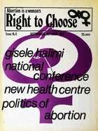 Abortion is a Woman's Right to Choose, Issue No. 8, September-October 1975