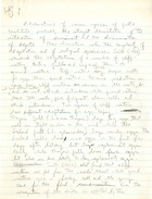 Handwritten observation notes