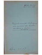 1928-35-36. Rapporti annuali Ministero Interno sulla repressione della tratta delle donne e dei fanciulli in Italia