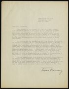 Letter from Regina Flannery to Ruth Benedict, May 10, 1932