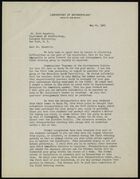 Letter from Jesse L. Nusbaum to Ruth Benedict, May 25, 1931