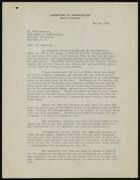 Letter from Jesse Nusbaum to Ruth Benedict, May 29, 1931
