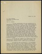 Letter from Ruth Benedict to Jesse Nusbaum, August 16, 1931