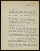 Letter from Sol Tax to Ruth Benedict, January 14, 1932