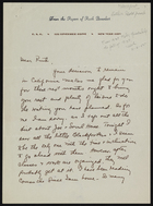 Letter from Esther to Ruth Benedict, undated
