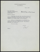 Letter from Carl E. Guthe to Ruth Benedict, June 2, 1939