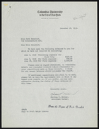 Letter from Chilton P. Miller to Ruth Benedict, December 18, 1939