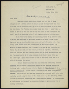 Letter from M. Loomis to Ruth Benedict, October 28, 1939