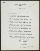 Letter from Harry Turney-High to Ruth Benedict, July 13, 1939